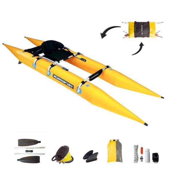 kayak Kamaran amarillo