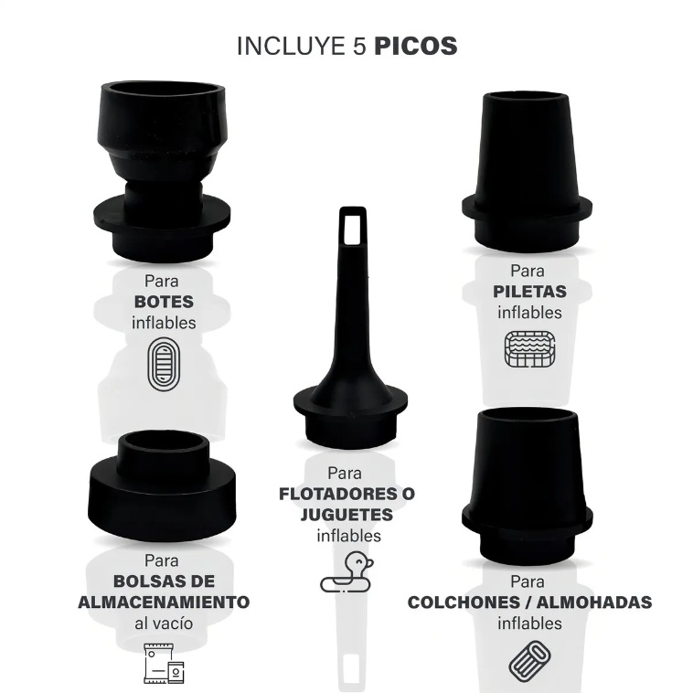 Inflador eléctrico recargable - Imagen 4